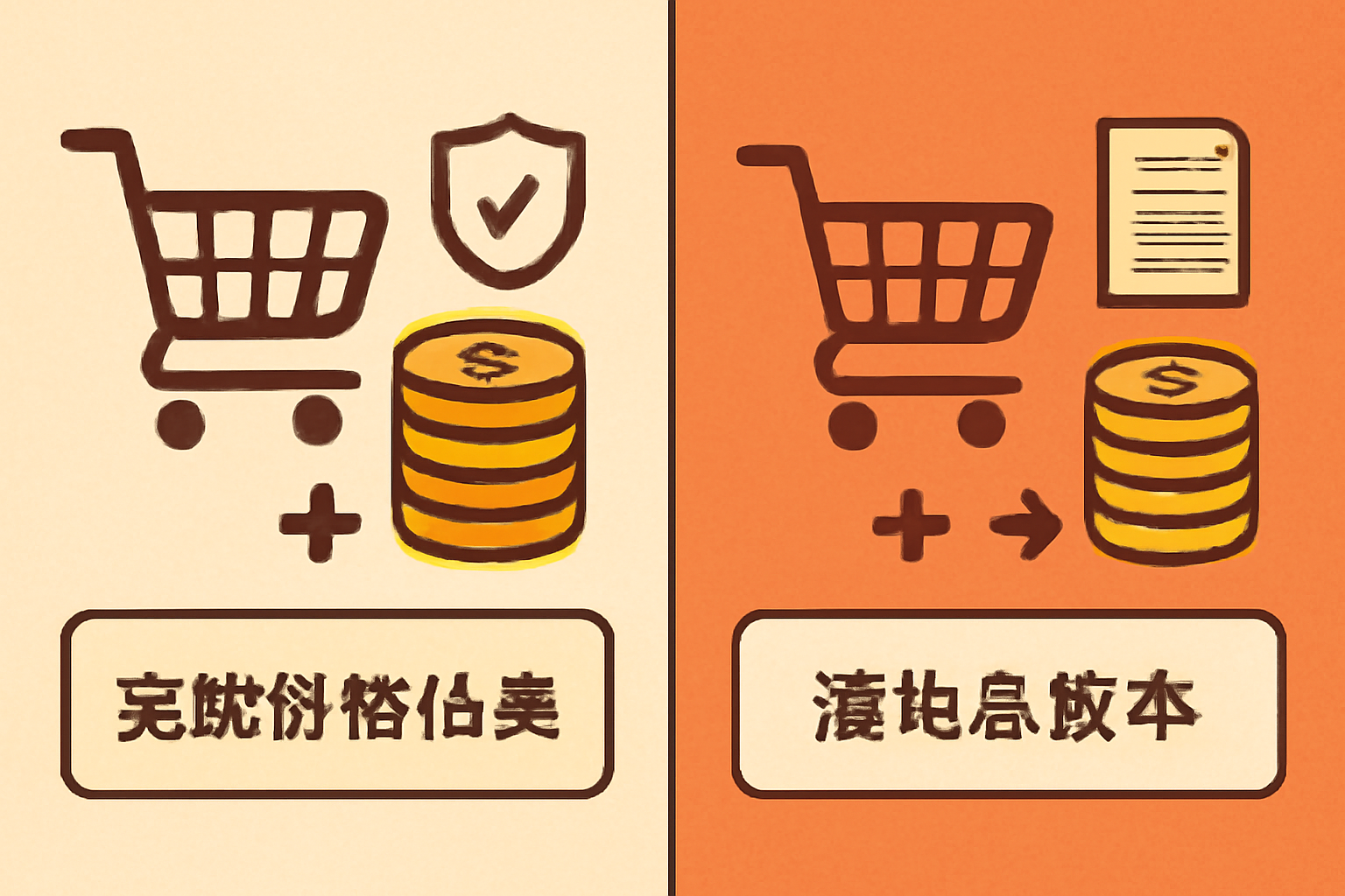 完稅價格與進口落地總成本差異示意圖